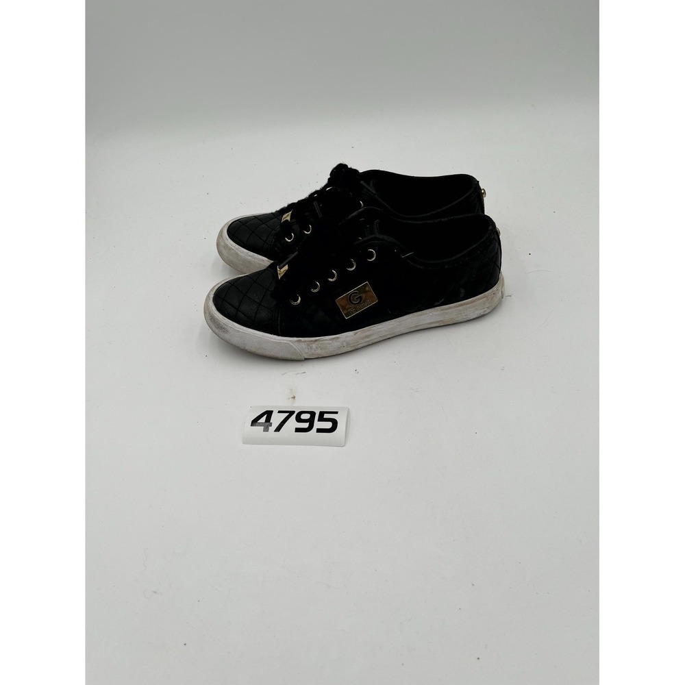 G By Guess GGBACKER2 Fashion Sneakers Shoes Womens US 7M Black Quilted Low Top - Picture 7 of 11